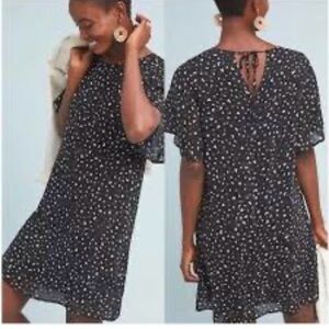 Anthropologie Cloth & Stone Flutter sleeve shift dress